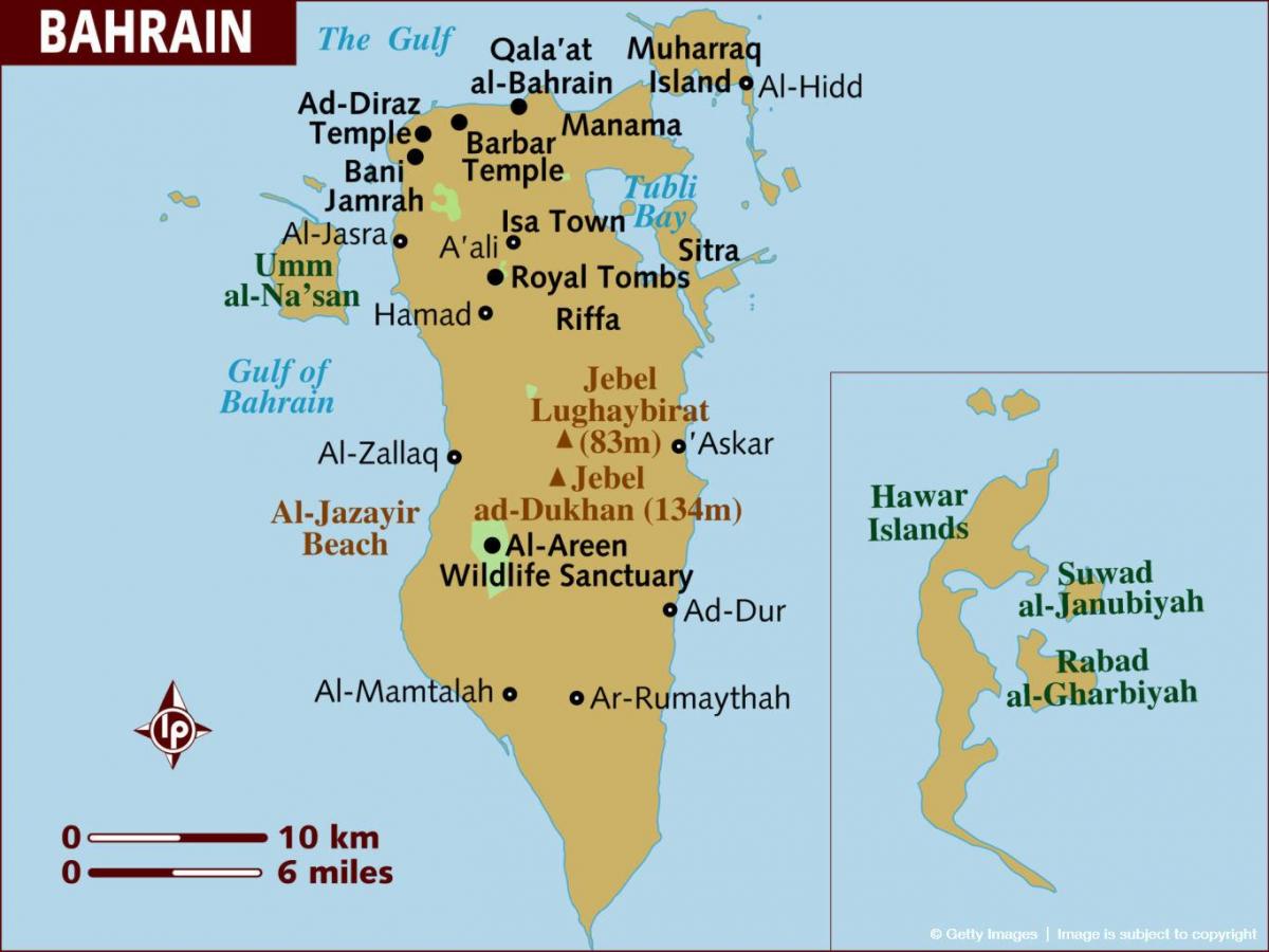 Ал-Бахрейн картата