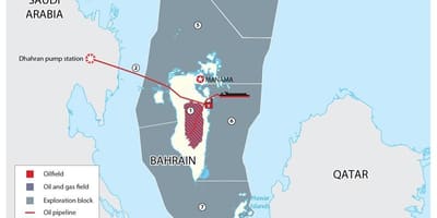 Карта на Бахрейн блокове