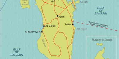 Бахрейн Международното летище карта на паркинги 