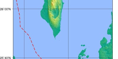 Карта на Бахрейн физическа