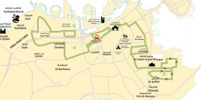 Карта на Бахрейн